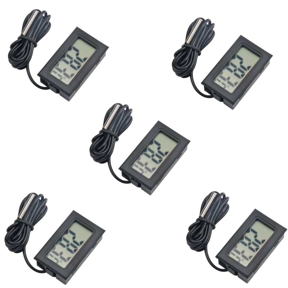 Battery Monitor Coulometer - Mini LCD Digital Thermometer FY-10 Embedded