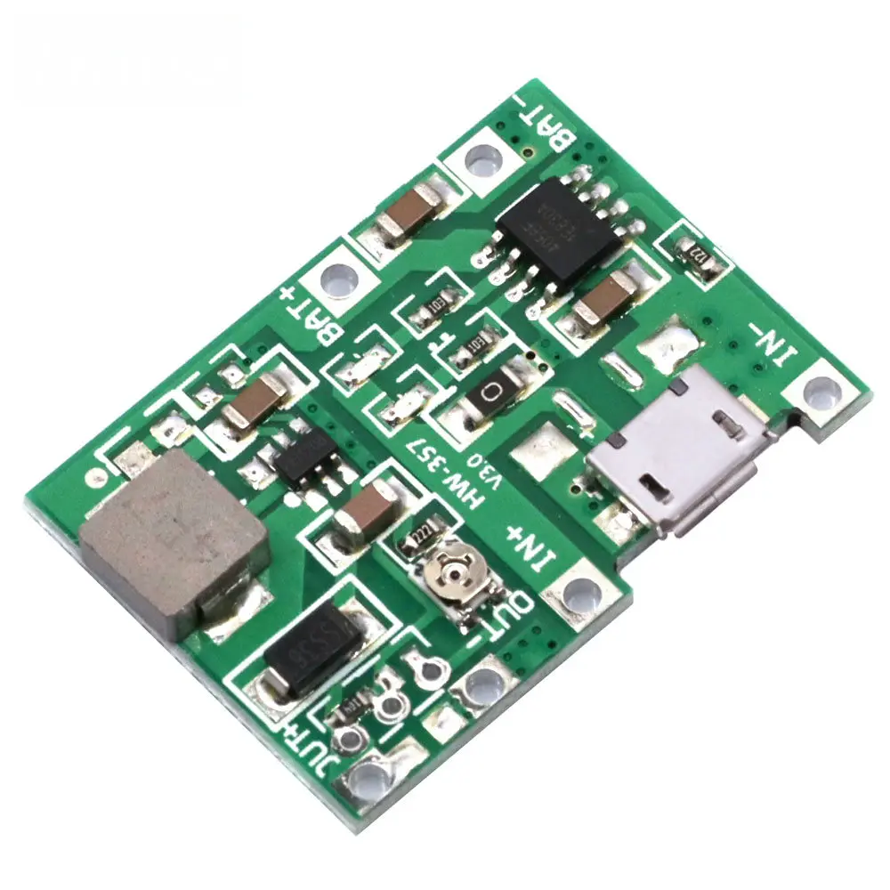 Renewable Energy Project - Dual-Module TP4056 MT3608 Li-ion 18650 Charger
