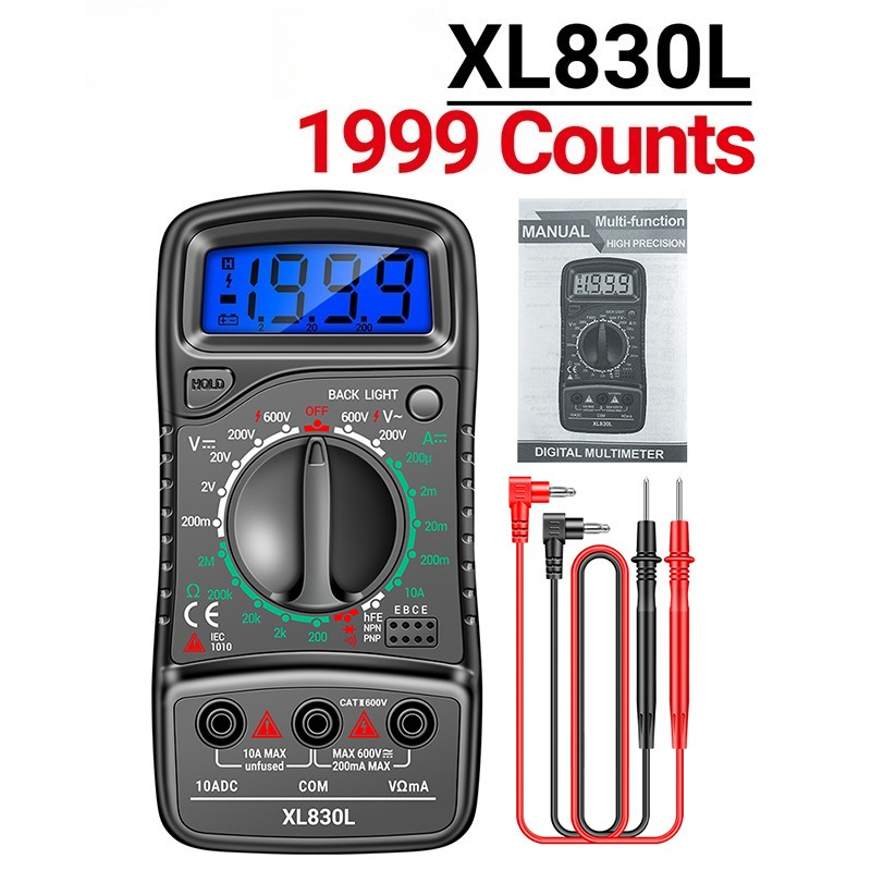 Battery Monitor Coulometer - ANENG XL830L Digital Multimeter High-precision Voltage