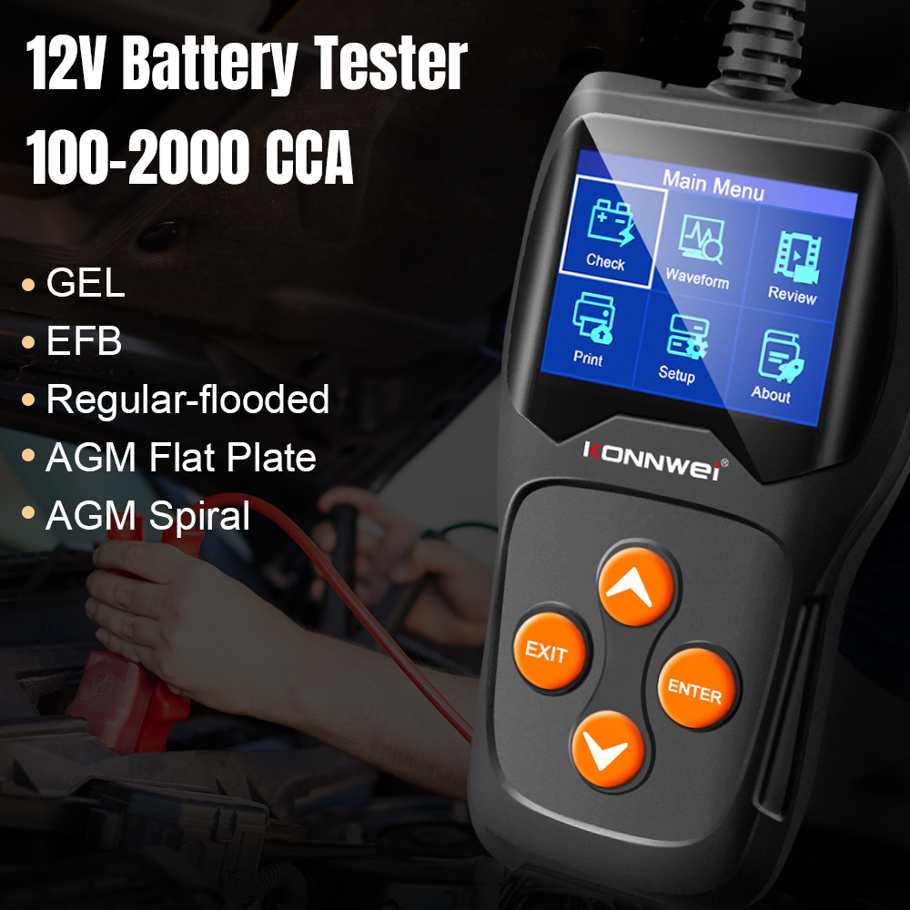 KONNWEI KW600 Professional Car - Battery Monitor Coulometer recension och pris