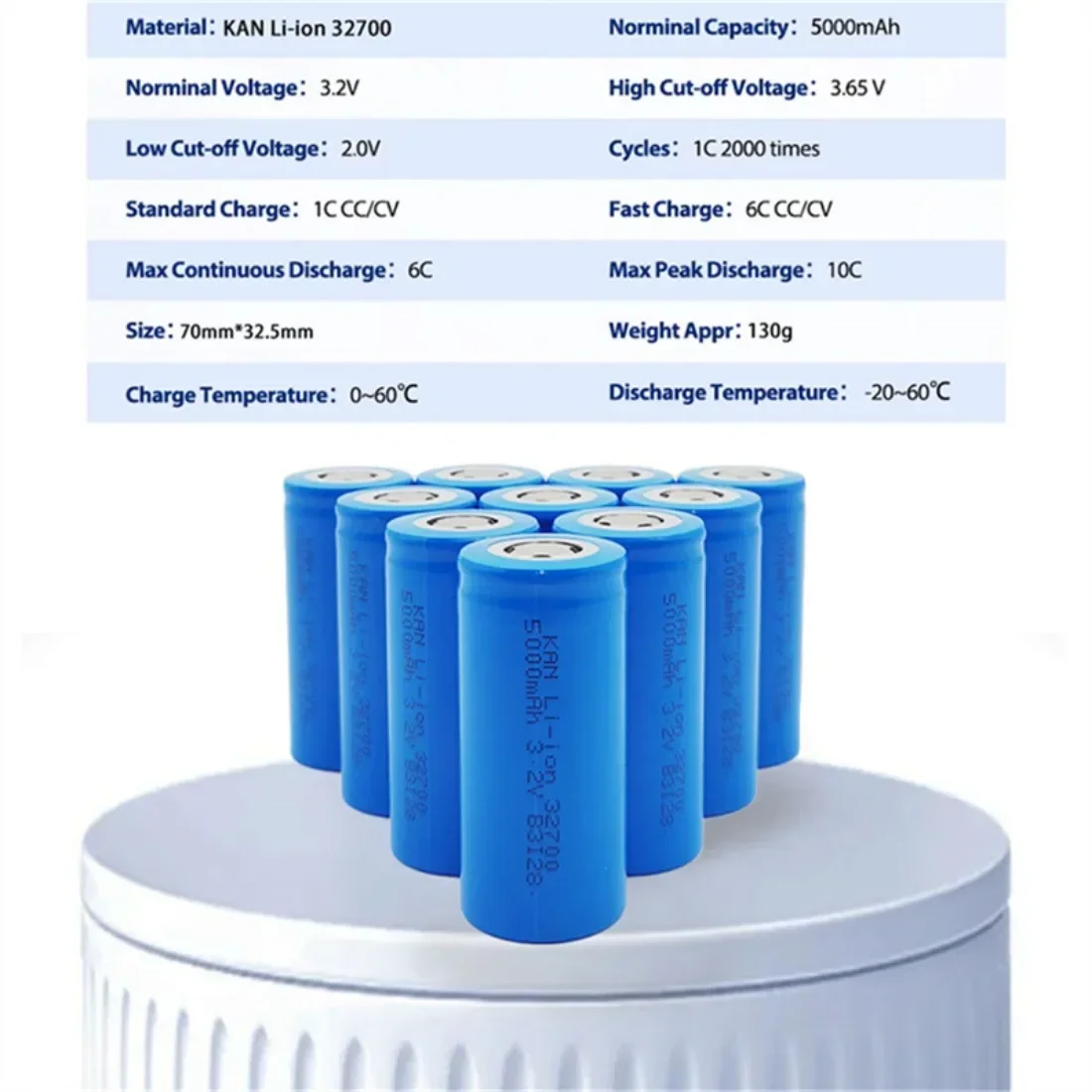 High Quality 32700 LiFePO4 Bat - Renewable Energy Project recension och pris