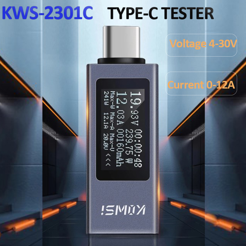 Type-C Current Voltage Monitor - Battery Monitor Coulometer recension och pris