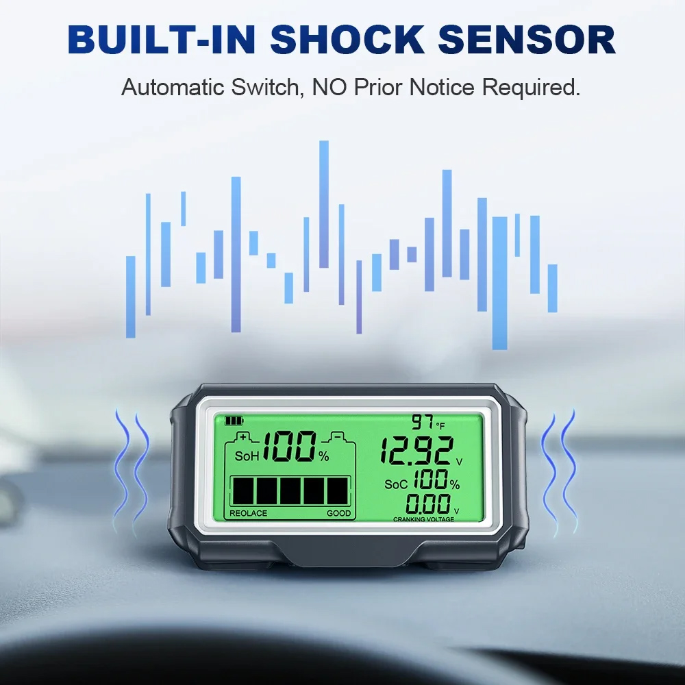 12V Battery Tester Battery Hea - Battery Monitor Coulometer recension och pris