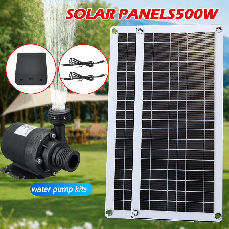 500W Professional Solar Water  - Solar Pool Pump Kit recension och pris