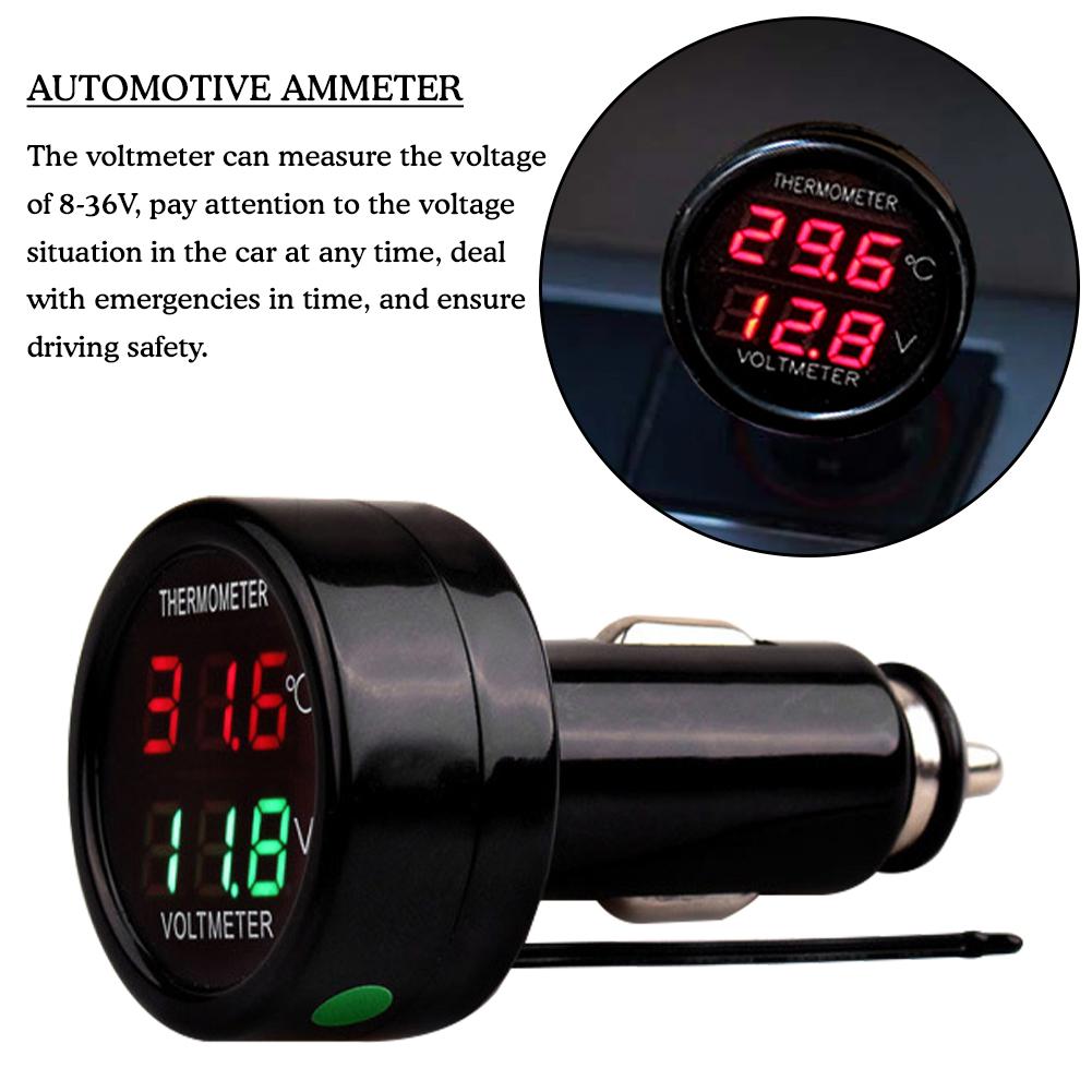 12V 24V Digital DC Voltage Car - Battery Monitor Coulometer recension och pris