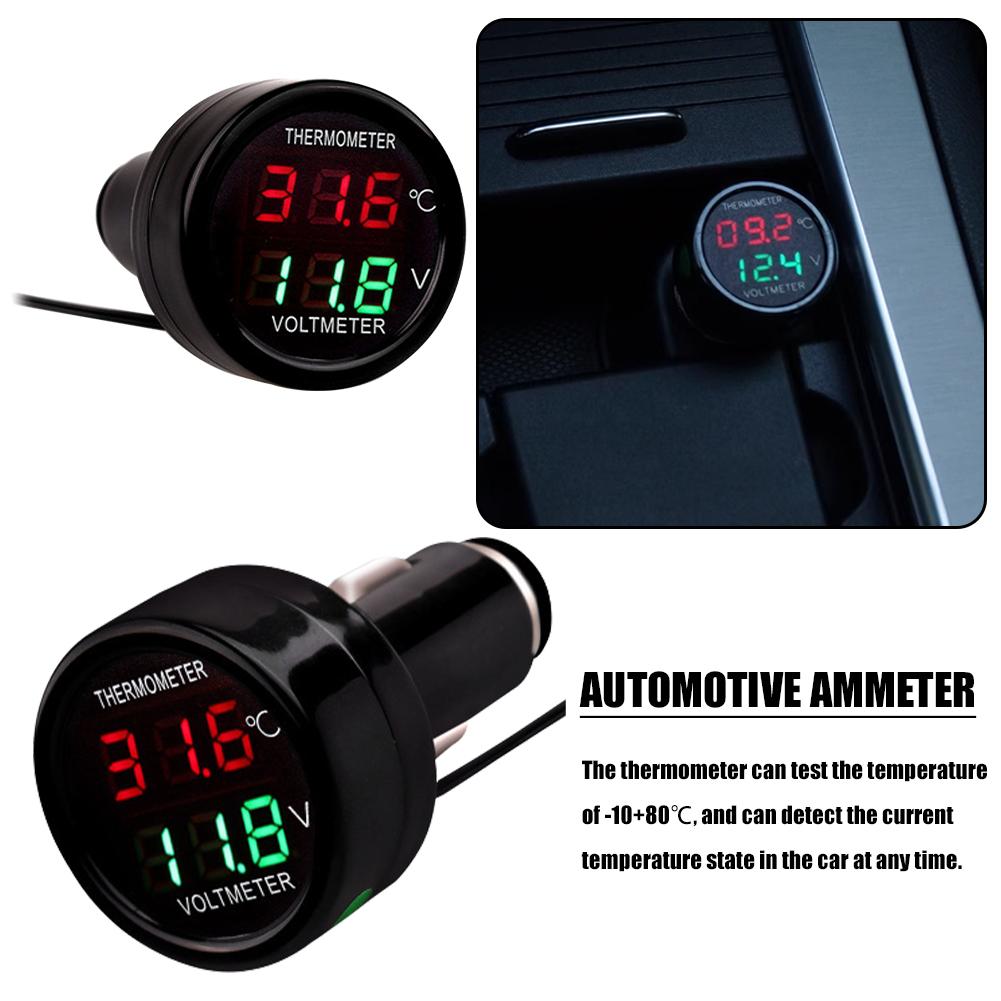 12V 24V Digital DC Voltage Car - Battery Monitor Coulometer recension och pris