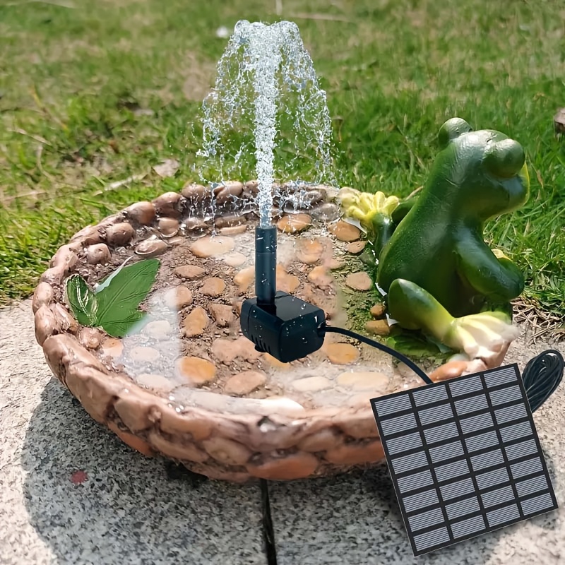 Solar Fountain with 6 Nozzles  - Solar Pool Pump Kit recension och pris
