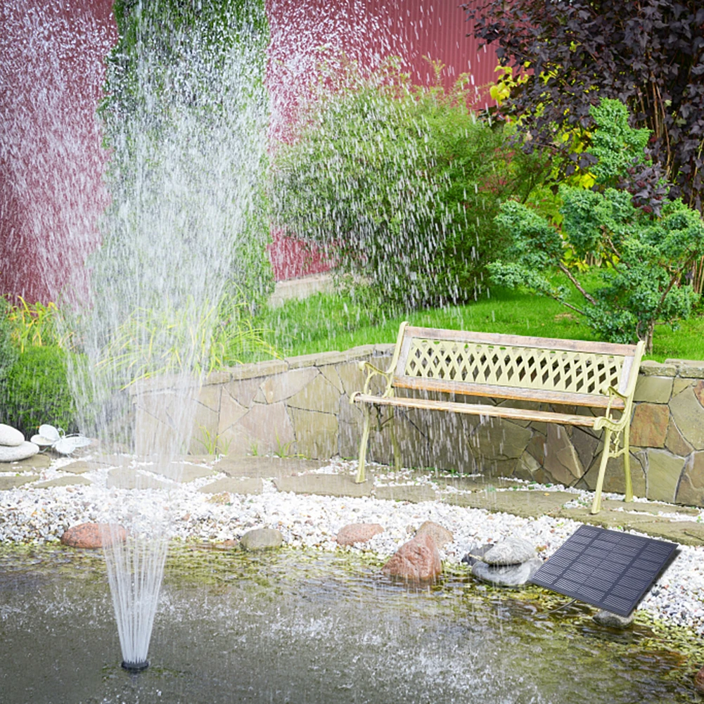 Solar Fountain with 6 Nozzles  - Solar Pool Pump Kit recension och pris