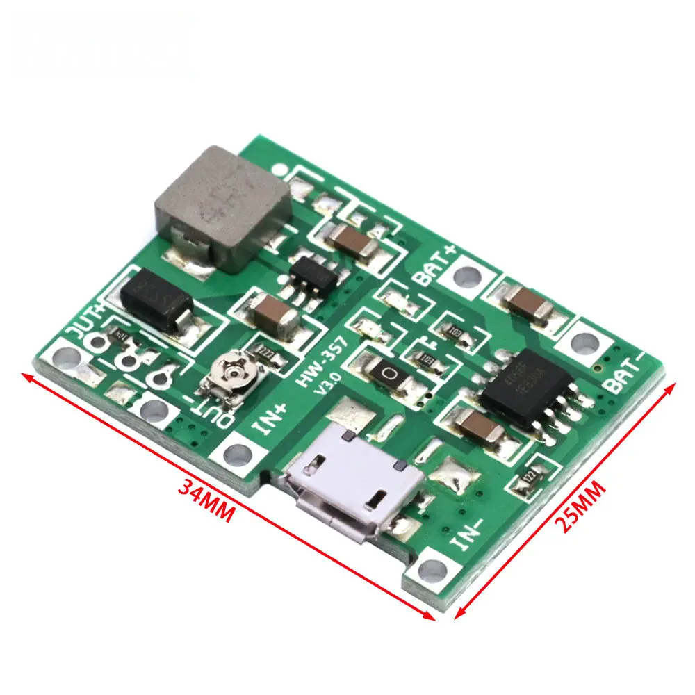 Dual-Module TP4056  MT3608 Li- - Renewable Energy Project recension och pris