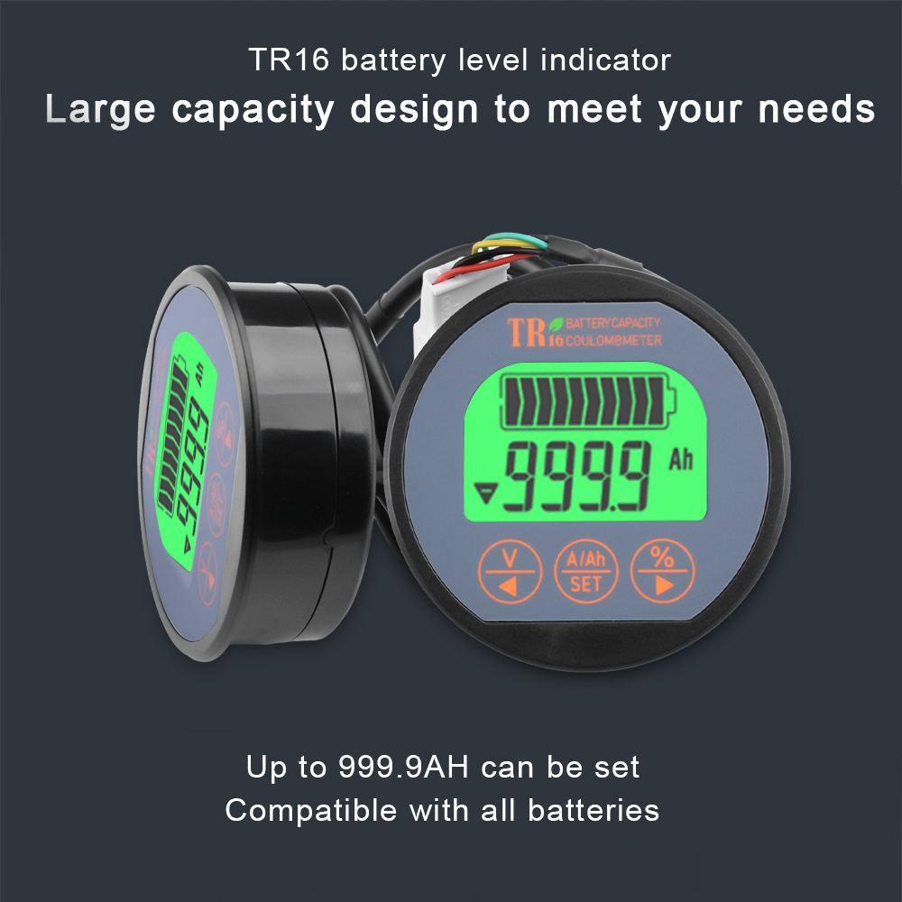 DC 8-80V 50A 100A 350A TR16 Ba - Battery Monitor Coulometer recension och pris