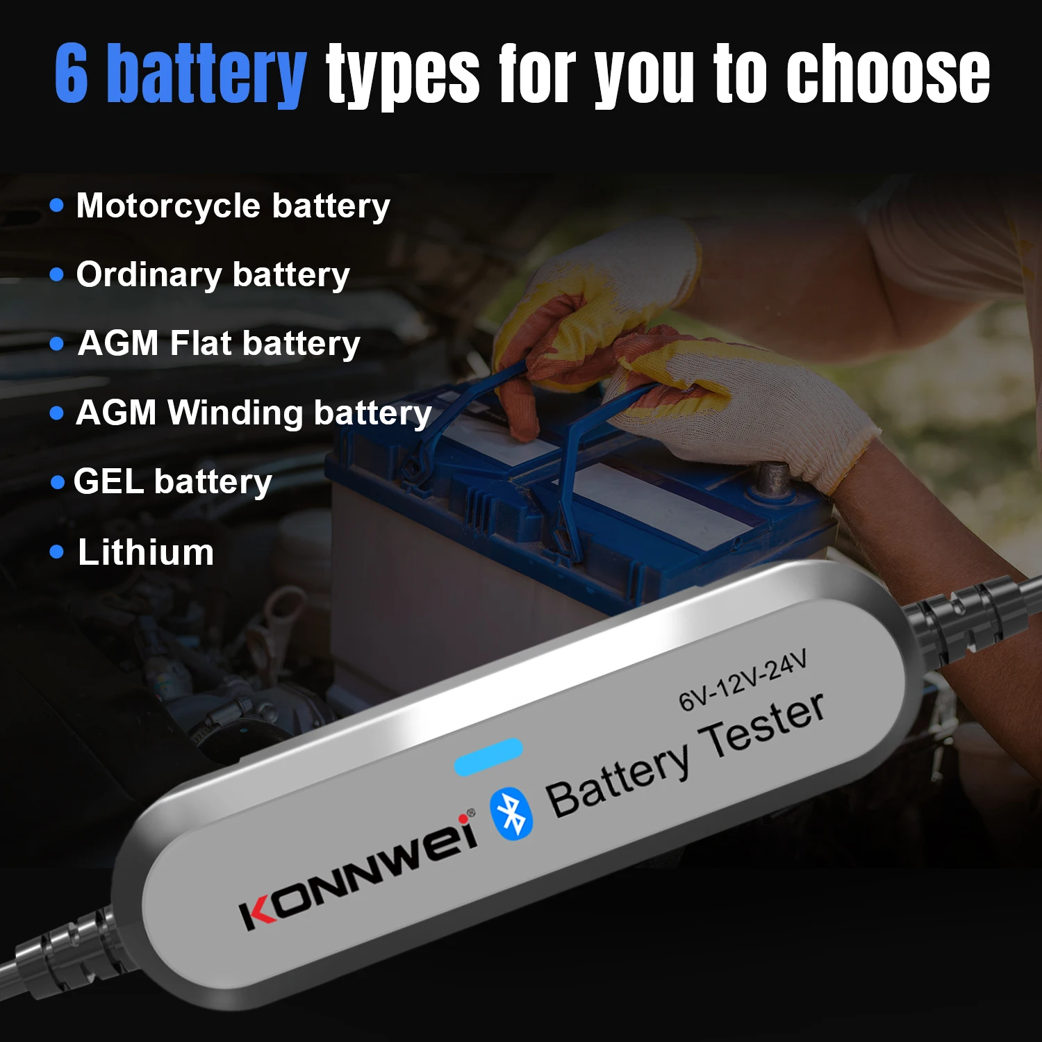 2026 KONNWEI BK200 Bluetooth 5 - Battery Monitor Coulometer recension och pris