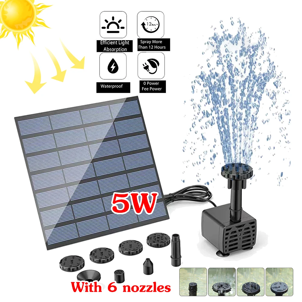 Solar Water Pump Fountain Pump - Solar Pool Pump Kit recension och pris