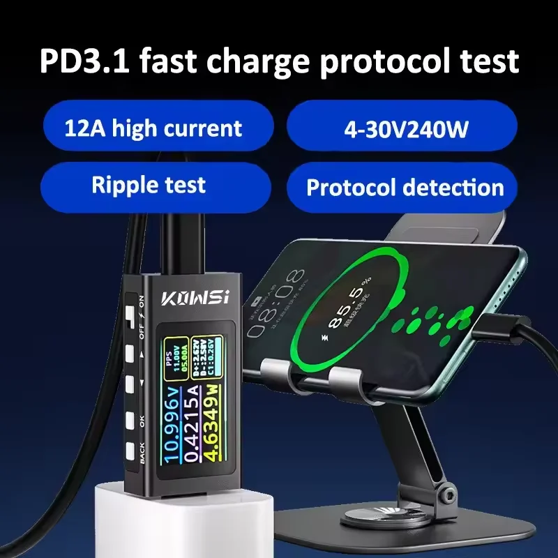 KWS-X1 Type-C Current and Volt - Battery Monitor Coulometer recension och pris