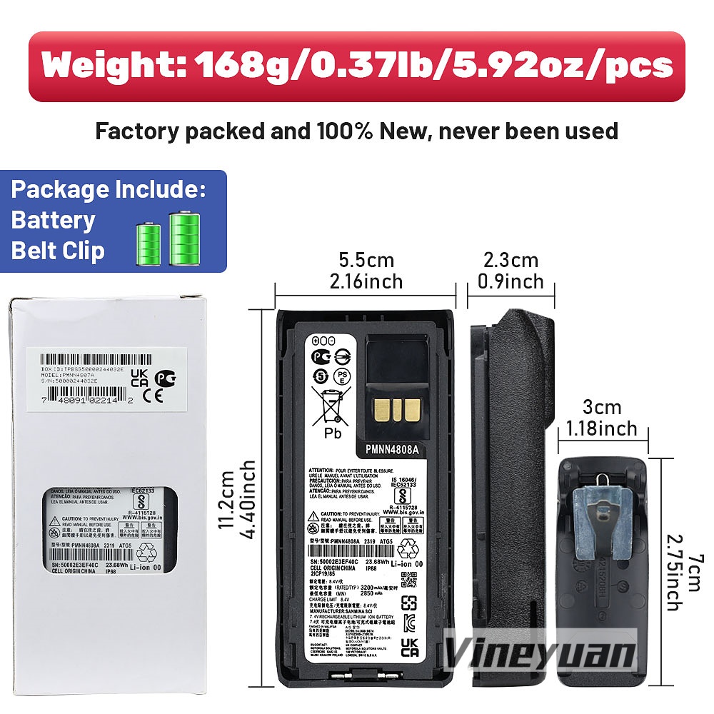 PMNN4808A NEW 7.4V 3200mAh Rec - Renewable Energy Battery recension och pris