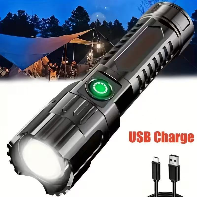 New High-power Led Flashlight  - Renewable Energy Battery recension och pris