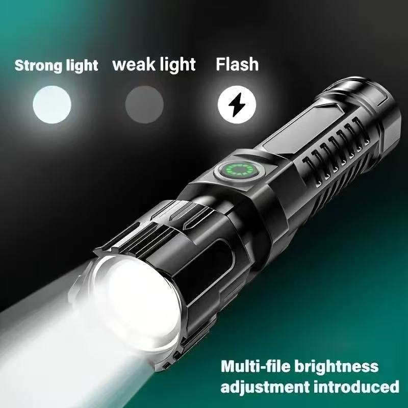 New High-power Led Flashlight  - Renewable Energy Battery recension och pris