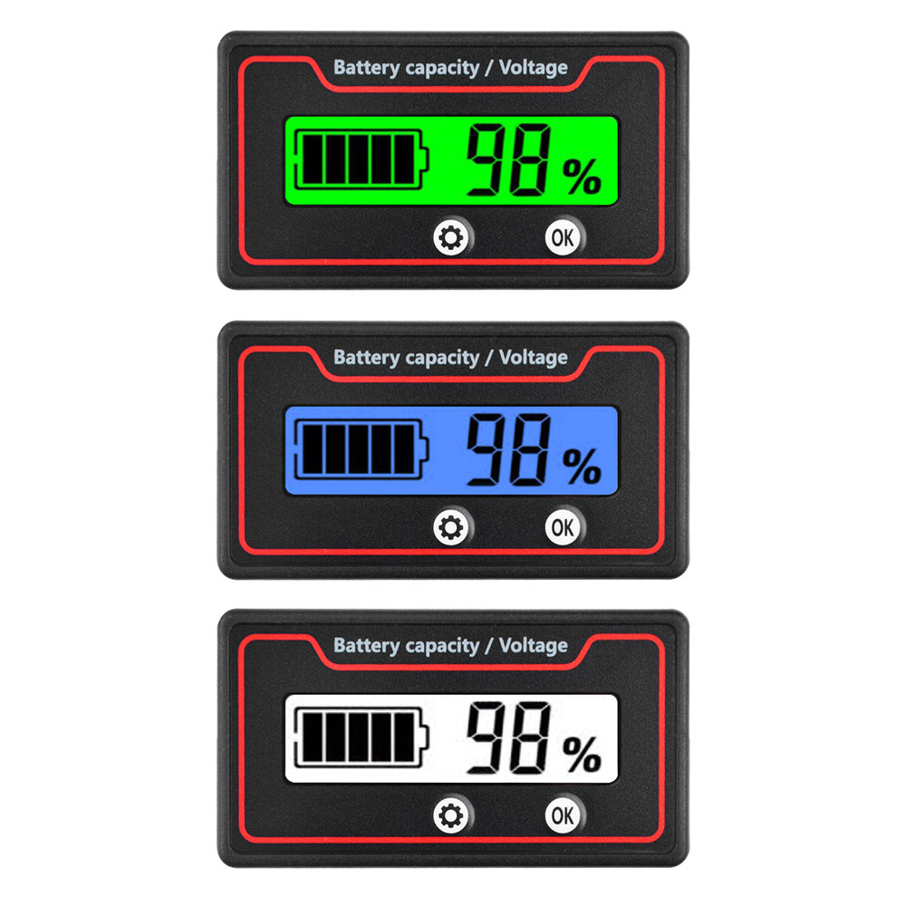 Car Battery Charge Level Indic - Battery Monitor Coulometer recension och pris