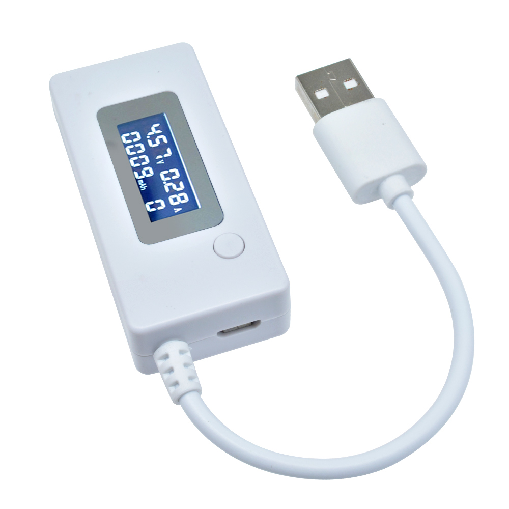 LCD Micro USB Charger Battery  - Battery Monitor Coulometer recension och pris