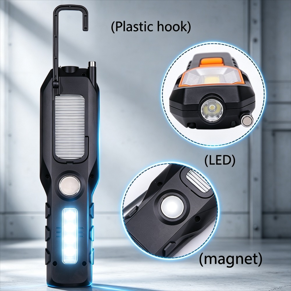 New LED Work Light Built‑in Ba - Renewable Energy Battery recension och pris
