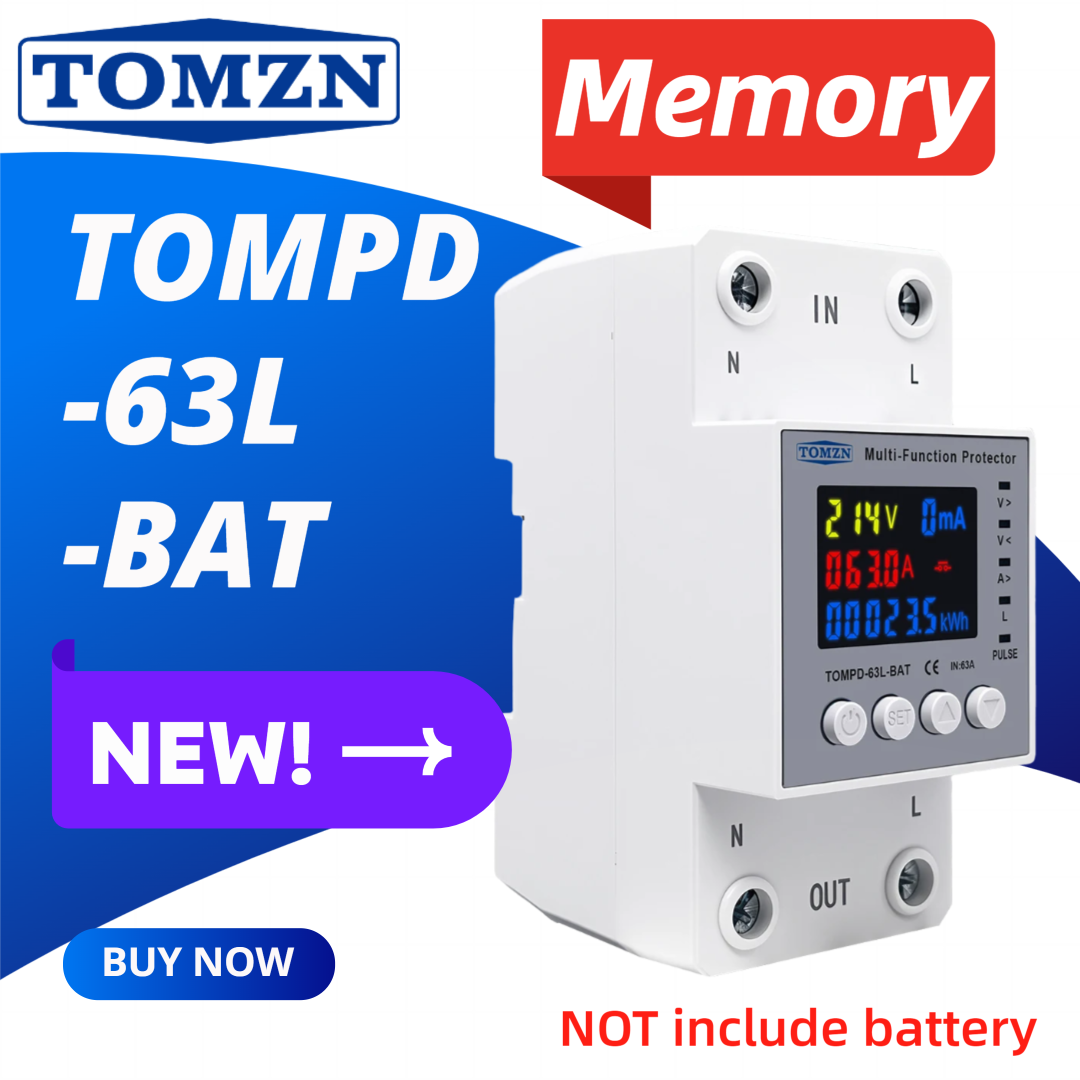 TOMZN 63A Voltage Protector Ba - Battery Monitor Coulometer recension och pris