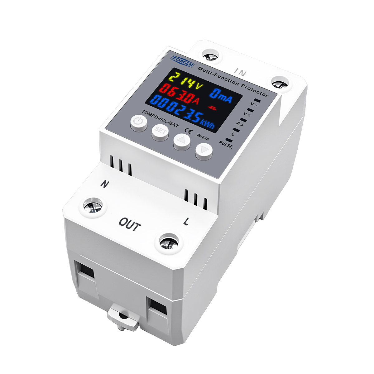 TOMZN 63A Voltage Protector Ba - Battery Monitor Coulometer recension och pris