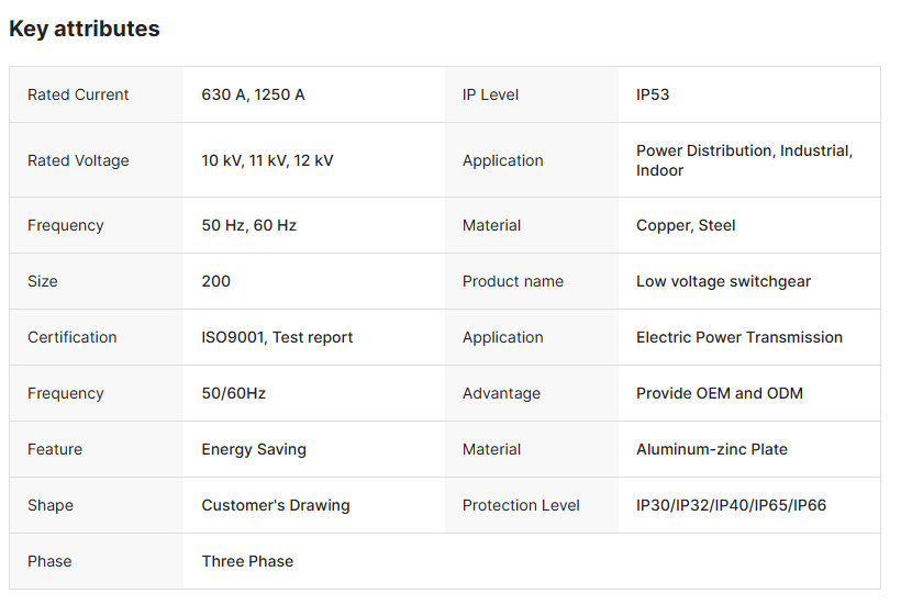 12kV KYN28A-12 Compact IEC Swi - Renewable Energy Industry recension och pris