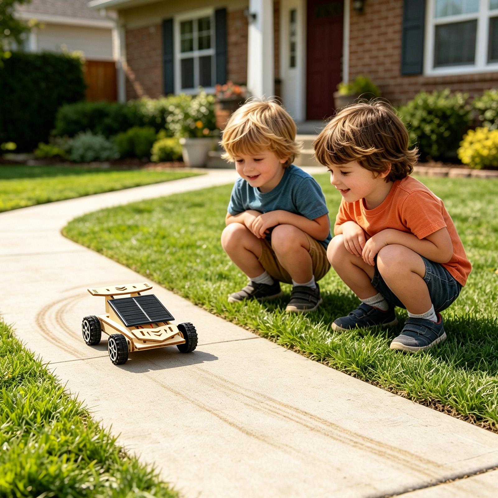 Solar Powered Car Kit DIY Scie - Renewable Energy Project recension och pris