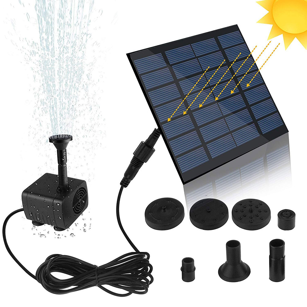 Mini Solar Fountain Pump Water - Solar Pool Pump Kit recension och pris